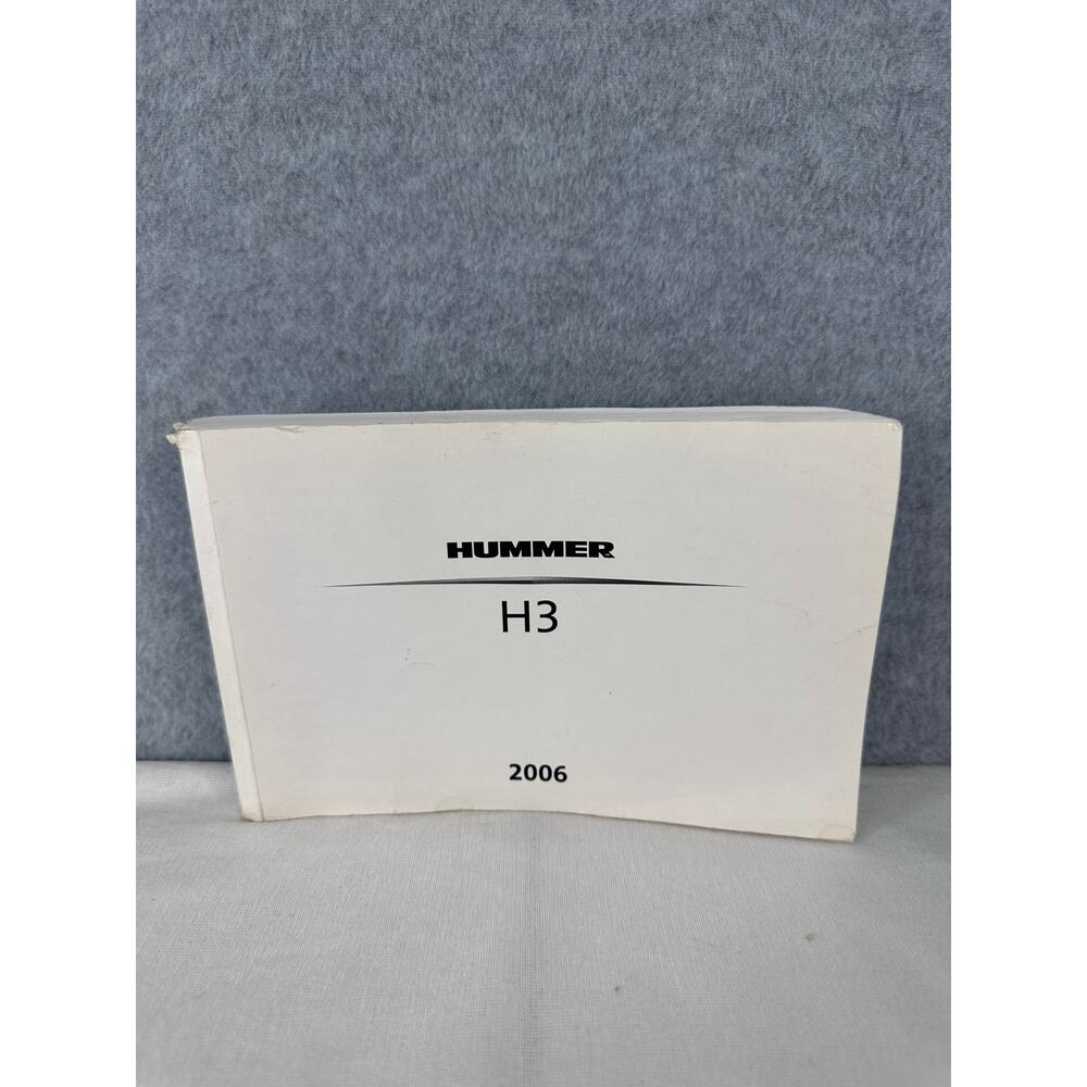2006 Hummer H3 Owner’s Manual Operator Instructions